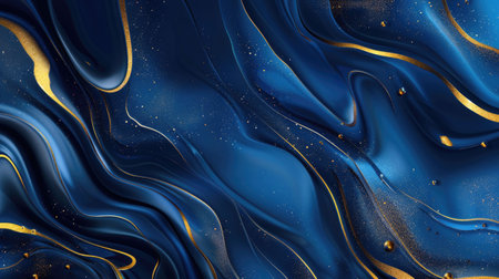 Modern and luxurious blue background for contemporary wallpapers, Ai Generated.の素材