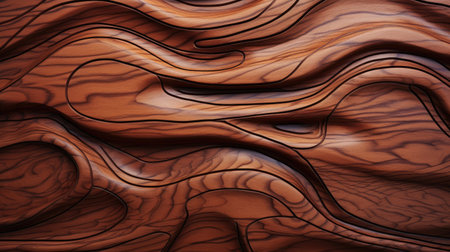 Explore the natural allure of a textured wooden cut surface. Ai Generatedの素材