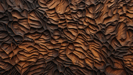 Explore the natural allure of a textured wooden cut surface. Ai Generatedの素材