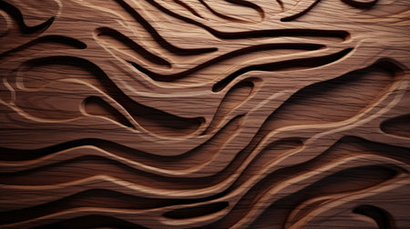 Explore the natural allure of a textured wooden cut surface. Ai Generatedの素材