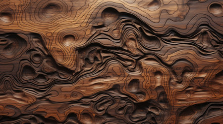 Explore the natural allure of a textured wooden cut surface. Ai Generatedの素材