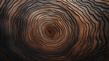 Explore the natural allure of a textured wooden cut surface. Ai Generatedの素材