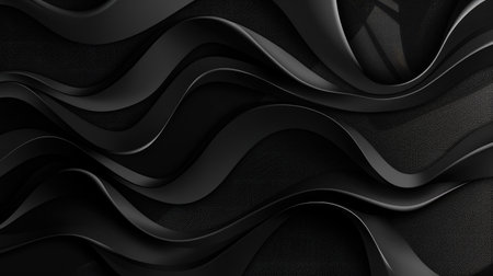 Modern and luxurious black background for contemporary wallpapers, Ai Generated.の素材