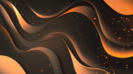 Modern and luxurious orange background for contemporary wallpapers, Ai Generated.の素材