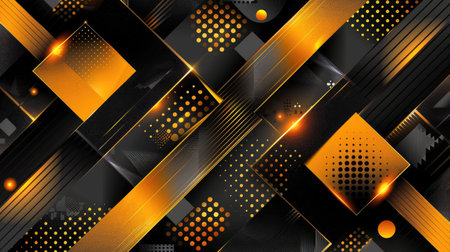 Modern and luxurious orange background for contemporary wallpapers, Ai Generated.の素材
