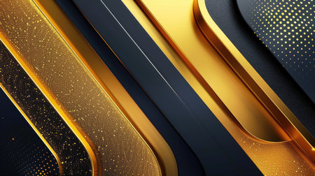 Modern and luxurious yellow background for contemporary wallpapers, Ai Generated.の素材