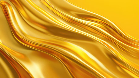 Modern and luxurious yellow background for contemporary wallpapers, Ai Generated.の素材