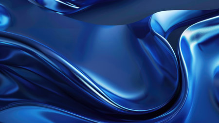 Modern and luxurious blue background for contemporary wallpapers, Ai Generated.の素材