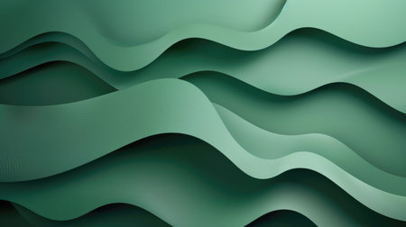 Modern and luxurious green background for contemporary wallpapers, Ai Generated.の素材