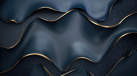 Modern and luxurious blue background for contemporary wallpapers, Ai Generated.の素材