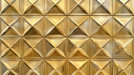 Geometric gold metal texture shines with luxury and modernity, Ai Generated.の素材