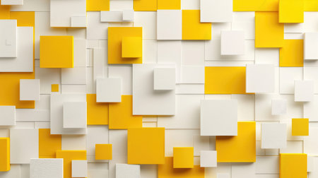 Experience an abstract 3D square background with a modern twist. Ai Generated.の素材