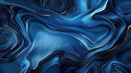 Modern and luxurious blue background for contemporary wallpapers, Ai Generated.の素材