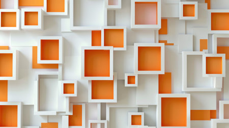 Experience an abstract 3D square background with a modern twist. Ai Generated.の素材