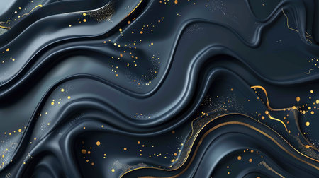 Modern and luxurious black background for contemporary wallpapers, Ai Generated.の素材