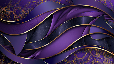 Modern and luxurious purple background for contemporary wallpapers, Ai Generated.の素材