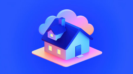 This eyecatching design symbolizes value and trust, contributing to effective communication in propertyrelated themes.の素材