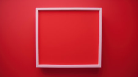 Elevate presentations with a realistic frame mockup. This empty design allows for seamless integration of your artwork.の素材