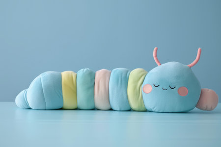 Simple yet captivating, this plushie art piece enhances any childrens space, promoting learning through play.の素材