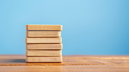 Experience the charm of Montessori toys with this colorful collection of wooden blocks, ideal for handson fun and skill growth.の素材