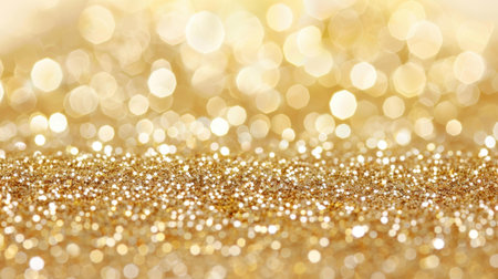Shimmering gold glitter adds a touch of elegance and joy to your Christmas projects, enhancing the festive spirit.の素材