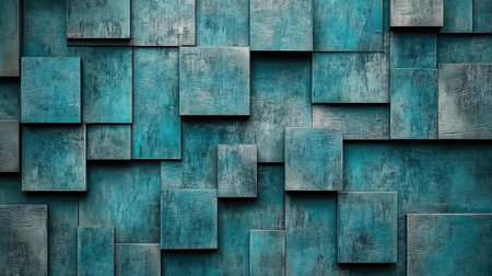 Discover the beauty of simplicity with this clean background showcasing dynamic blue squares in a captivating 2D animation.の素材