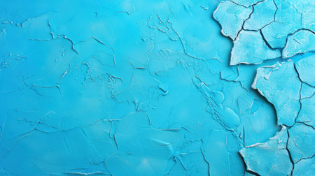 Vibrant blue abstract design featuring a textured surface, ideal for contemporary layouts needing stylish copy space.の素材