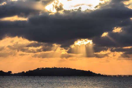 Sky Sun Cloudの写真素材