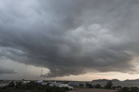 Partly cloudy, rain