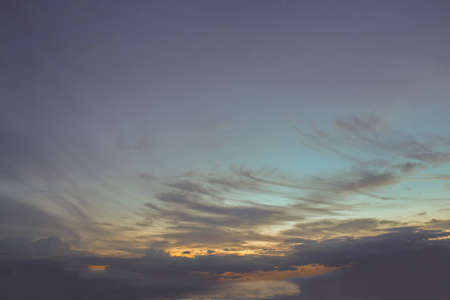 Cloudy sky background patternの写真素材