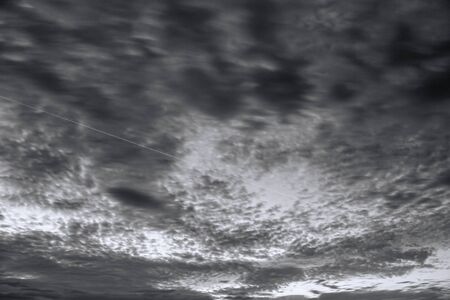 Cloudy sky background patternの写真素材