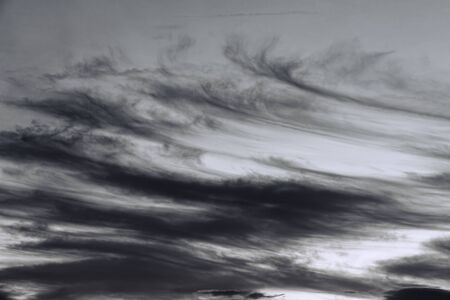 Cloudy sky background patternの写真素材