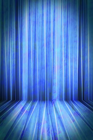 Blue textured background with vignette.の写真素材