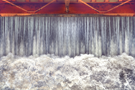 dam water release, water Gates for Irrigationの写真素材