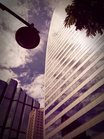 Business  Buildings middle of Bangkok Thailandの素材
