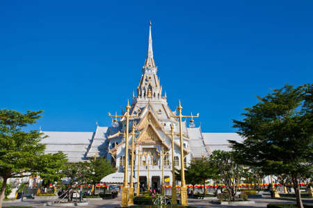 Sothorn Wararam Woraviharn Temple,thailandの写真素材