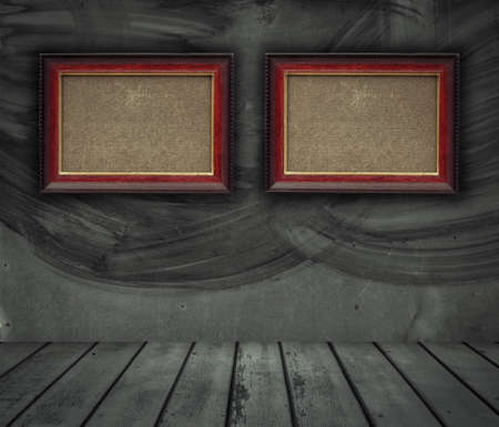 old, grunge wood panels used as background