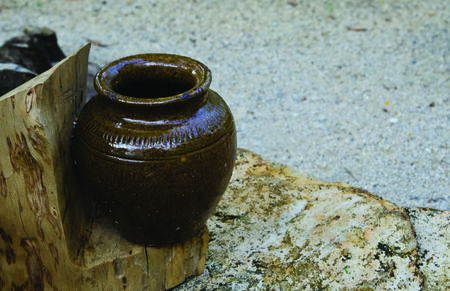 Traditional earthenware jar in south  of Thailand の写真素材