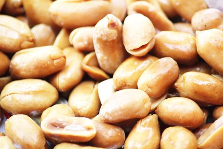 Fried peanutの写真素材