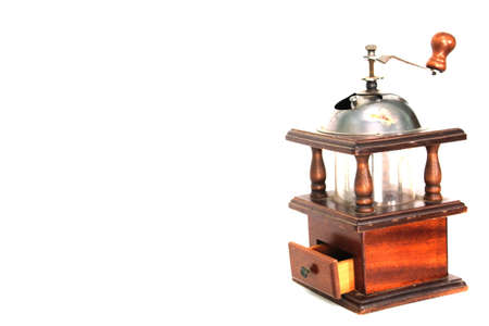 Coffee grinder by handの写真素材