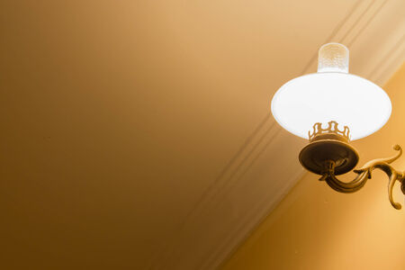 Lighting in the bedroomの写真素材