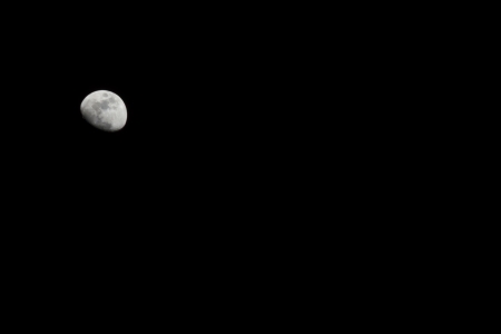 Moon in the night