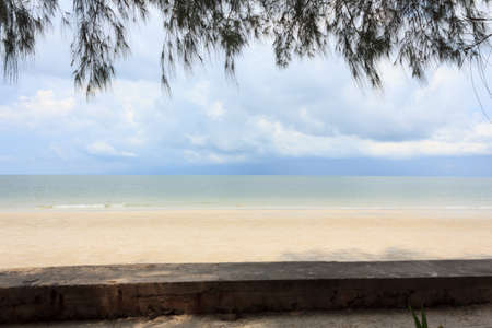 Blue sea with blue skyの写真素材