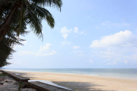 Blue sea with blue skyの写真素材