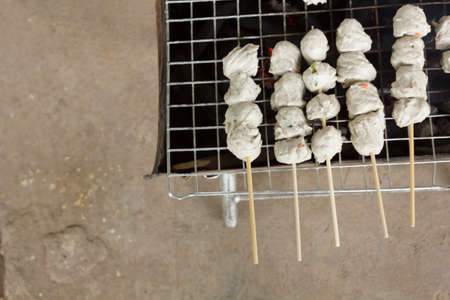 Grilled meat ballの写真素材