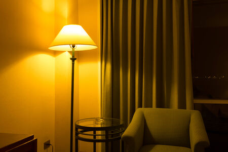 Lamps in the bedroomのeditorial素材