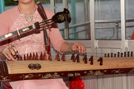 Musicians playing traditional instruments