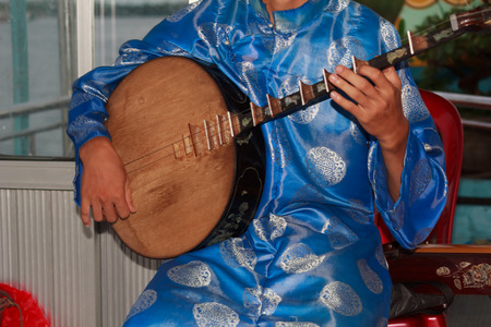 Musicians playing traditional instruments