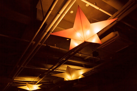 Ceiling light beautiful shapeの写真素材