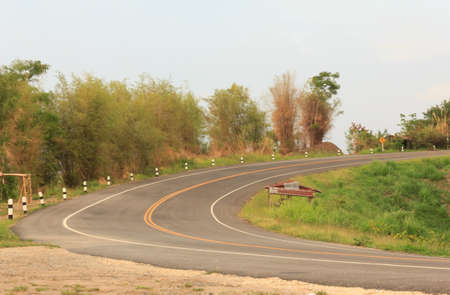 road up the hill